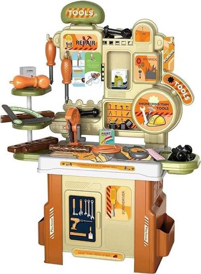 Arthasya Kids Tool Bench Set | 53 PCS Toddler Tool Set with Realistic Toy Tools & Workbench | Pretend Play Construction Kit for Boys & Girls (Ages 3+) - Image 2